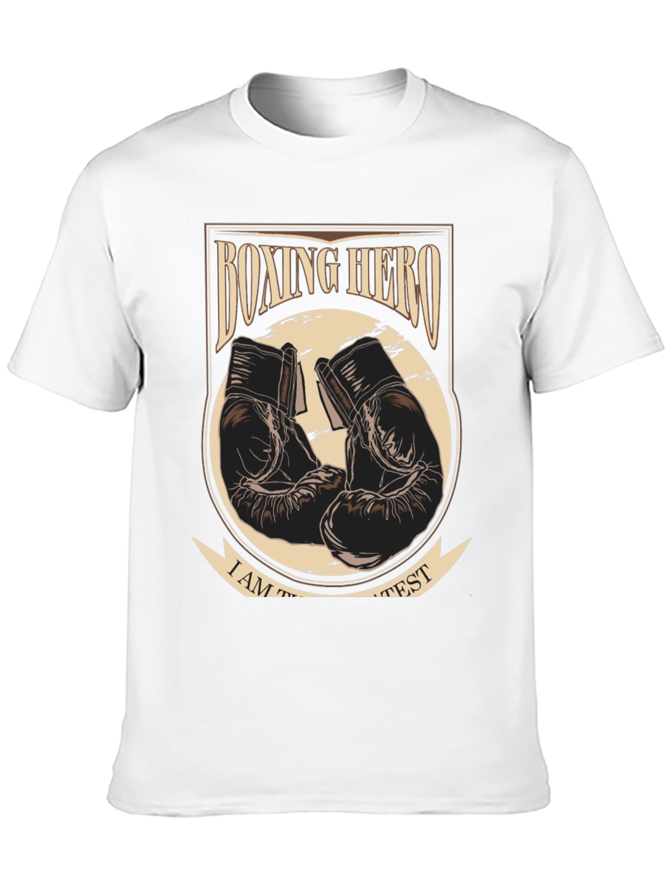 Boxing Hero Graphic Tee -  Greatest Boxing Fan T-Shirt