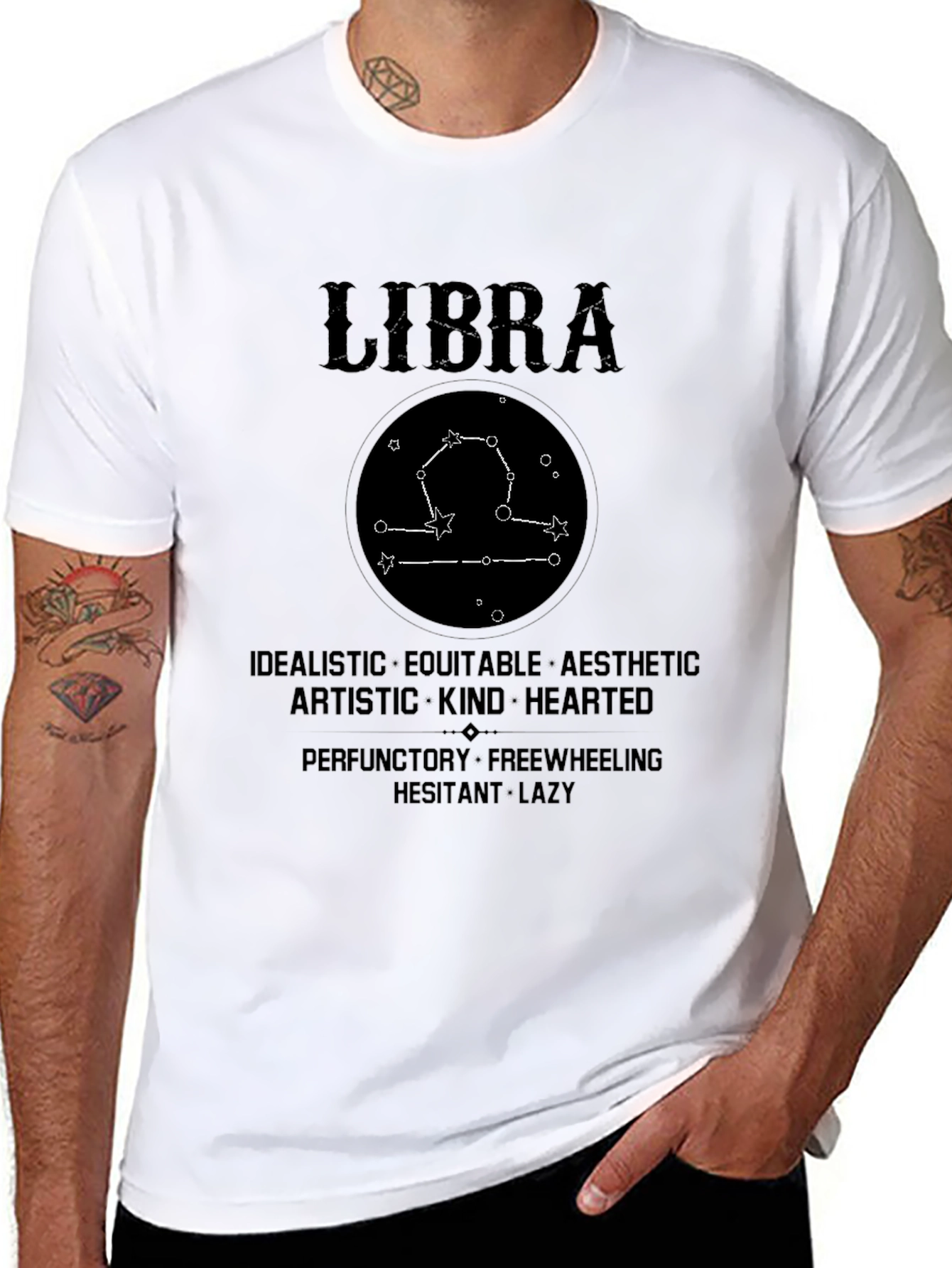 Libra Zodiac Constellation T-Shirt