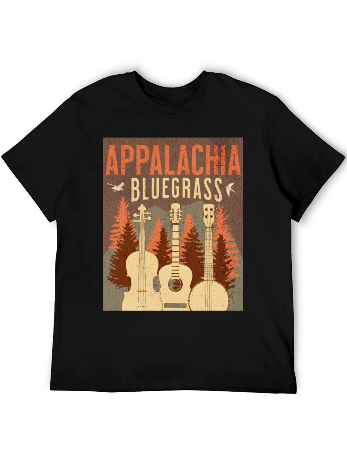 Appalachia Bluegrass Music Graphic T-Shirt