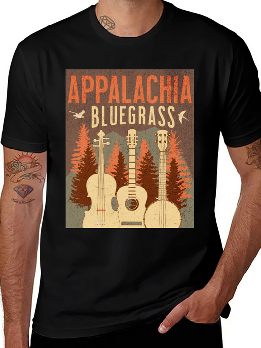 Appalachia Bluegrass Music Graphic T-Shirt