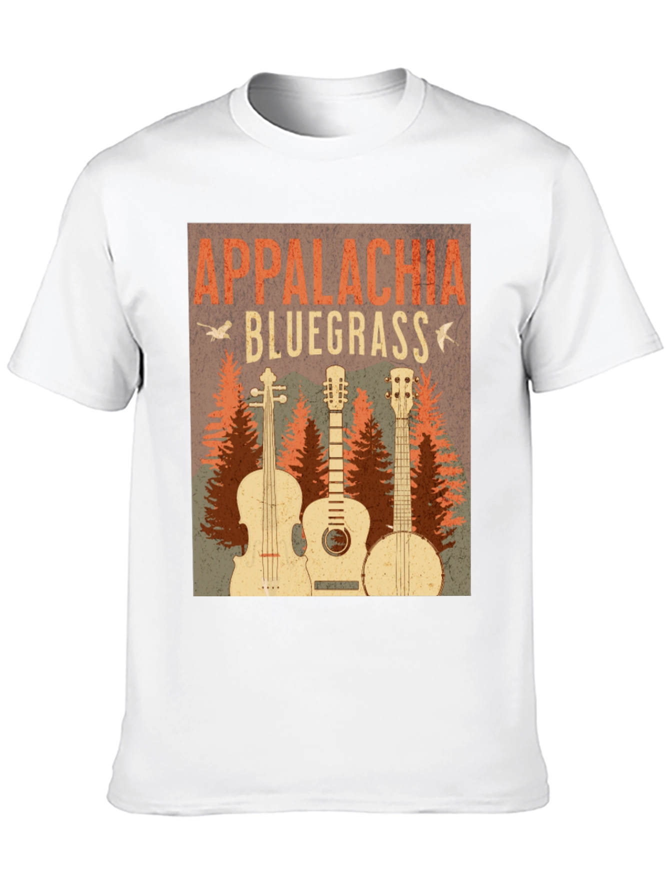 Appalachia Bluegrass Music Graphic T-Shirt