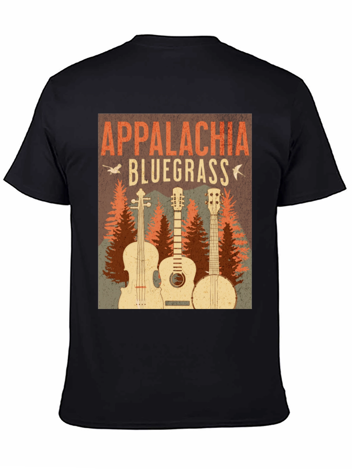 Appalachia Bluegrass Music Graphic T-Shirt