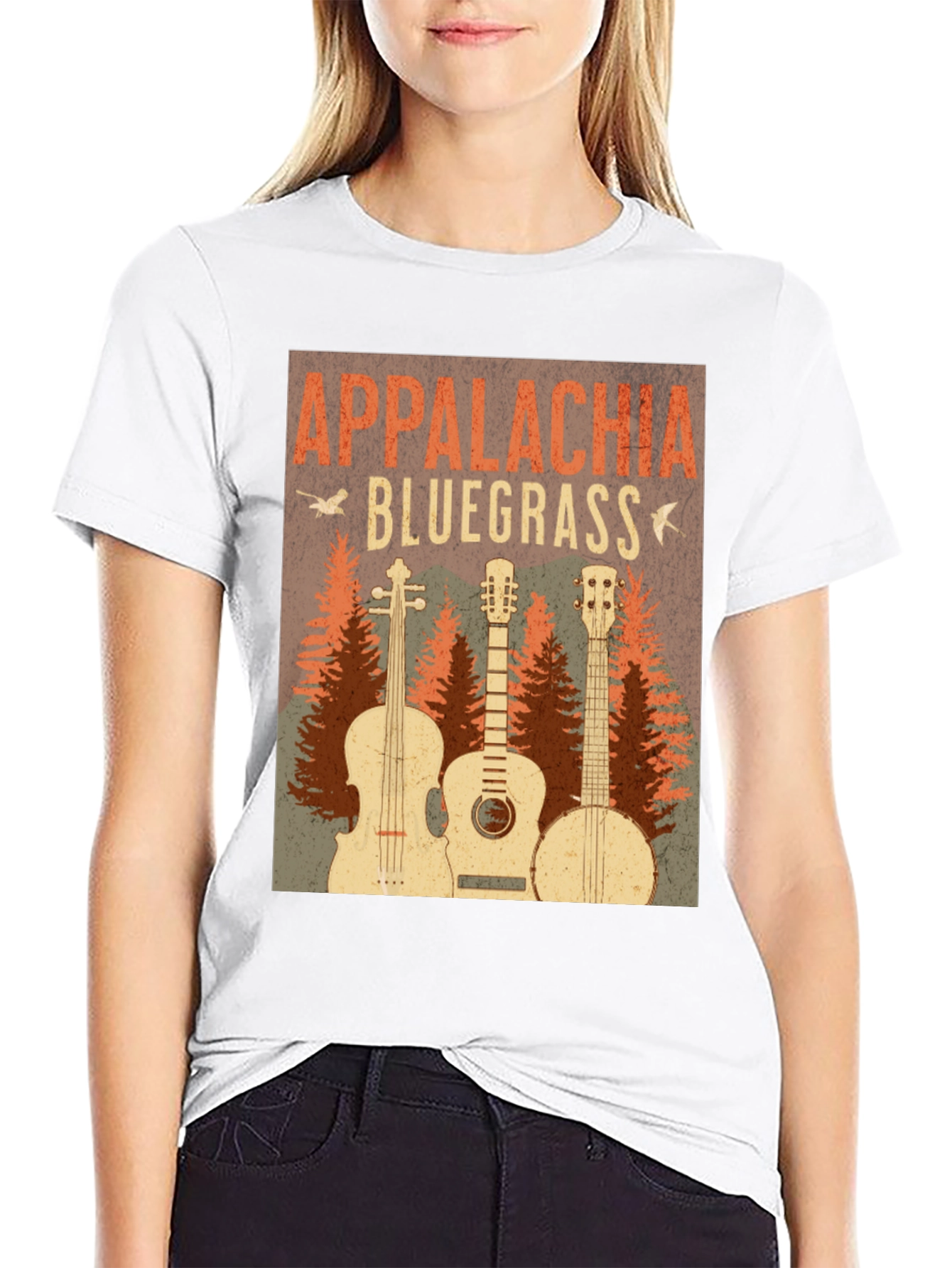 Appalachia Bluegrass Music Graphic T-Shirt