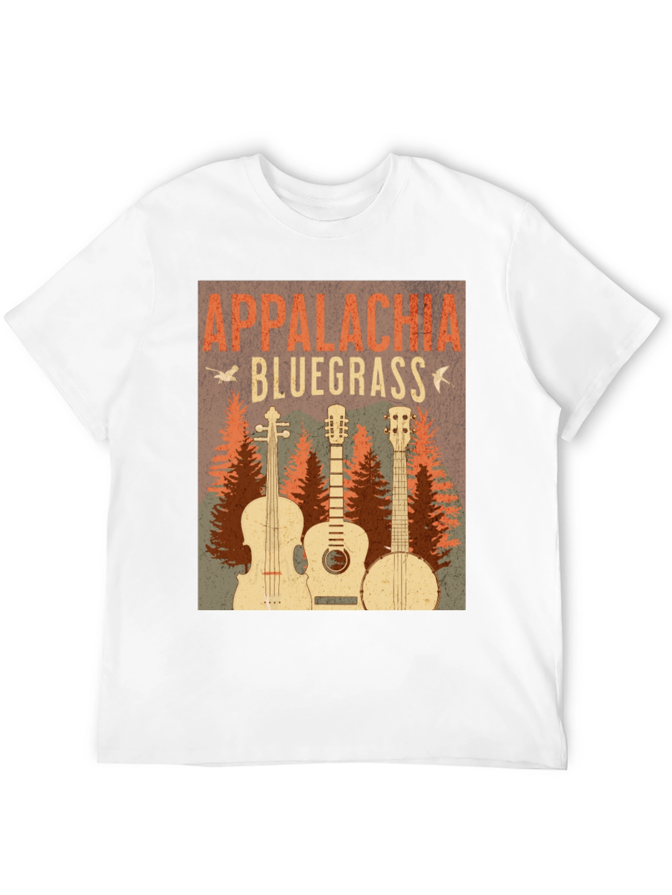 Appalachia Bluegrass Music Graphic T-Shirt