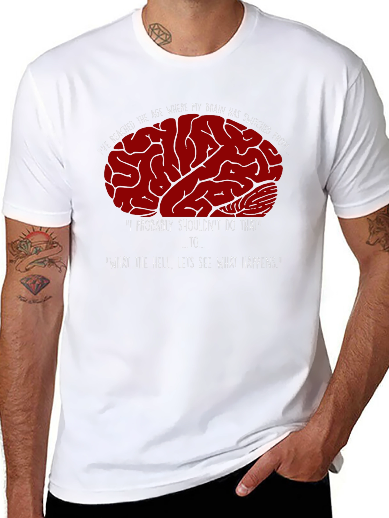 Brain Switch Adult Humor T-Shirt