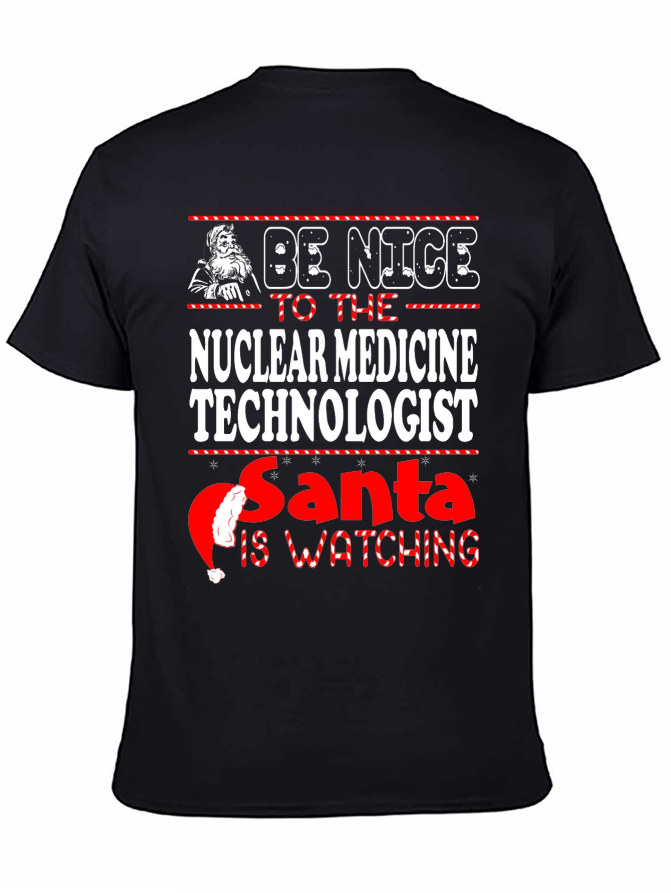 Nuclear Medicine Technologist Santa Christmas T-Shirt