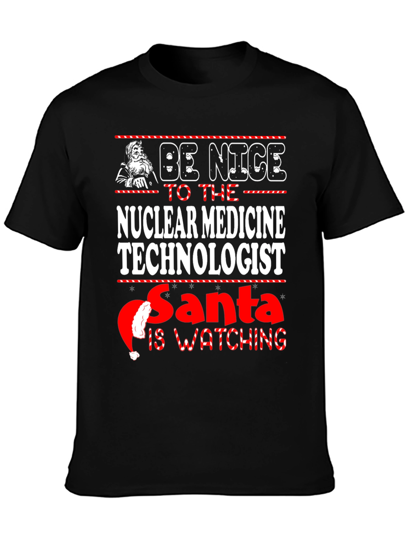 Nuclear Medicine Technologist Santa Christmas T-Shirt
