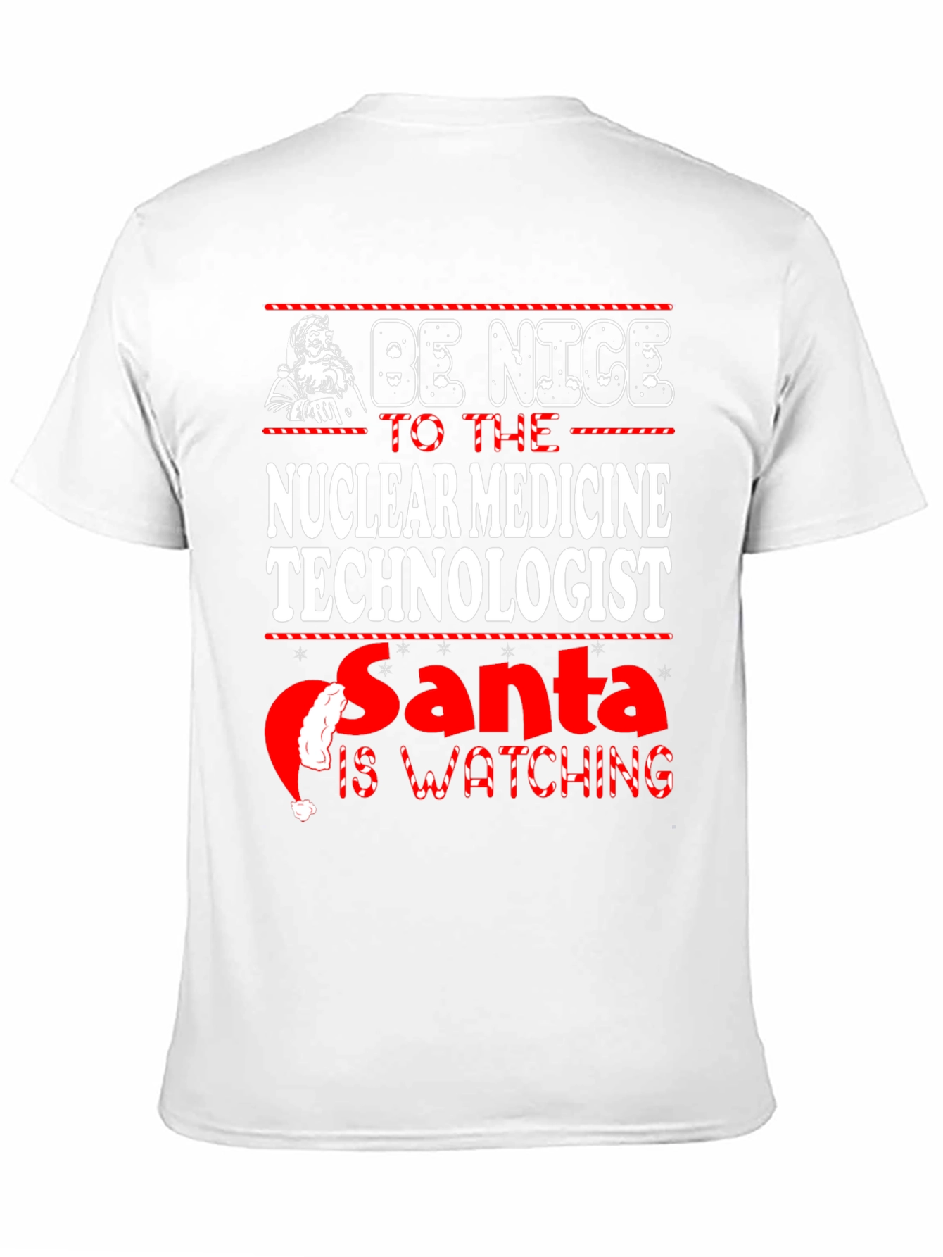 Nuclear Medicine Technologist Santa Christmas T-Shirt