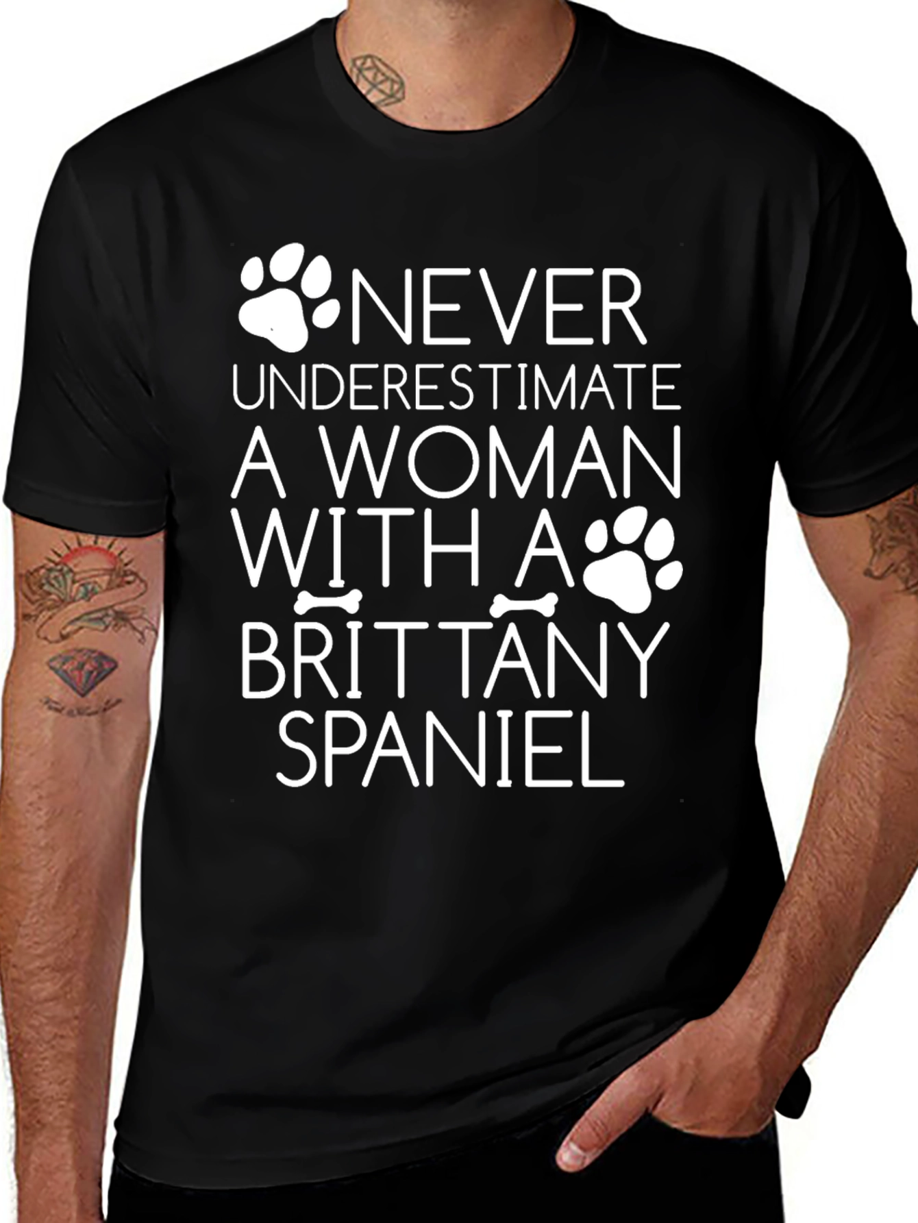 Brittany Spaniel Woman T-Shirt