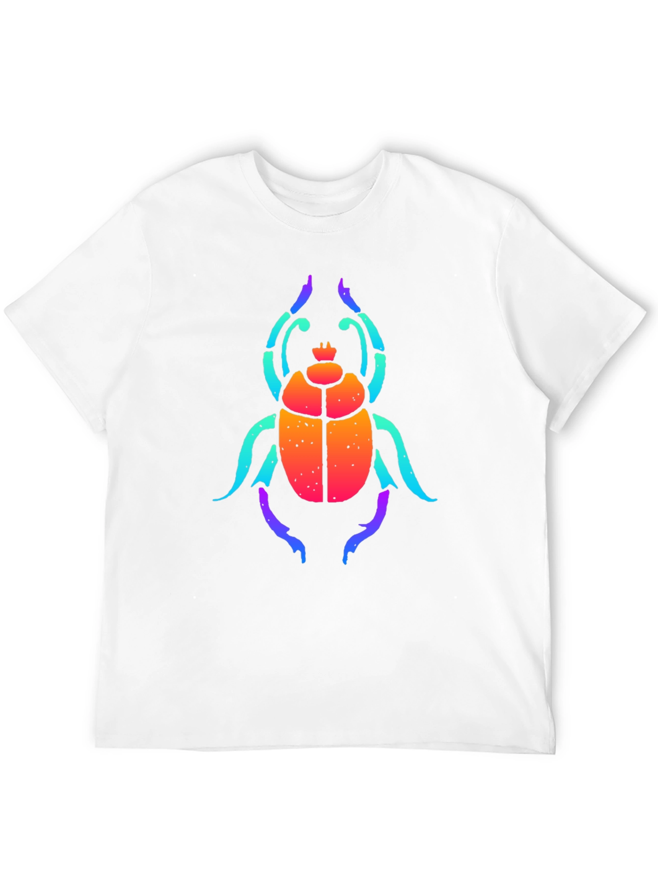 Rainbow Scarab Beetle Graphic T-Shirt