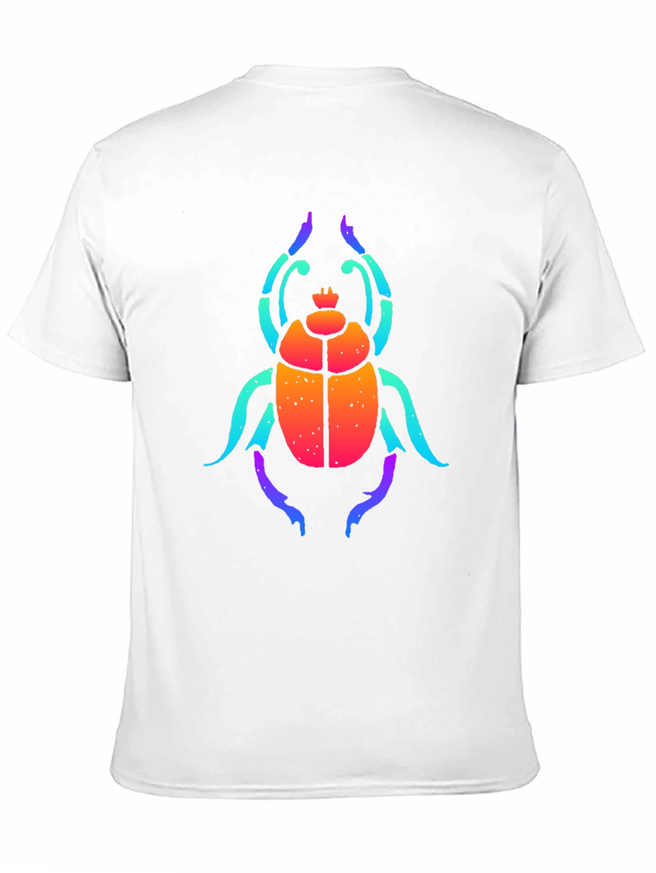 Rainbow Scarab Beetle Graphic T-Shirt