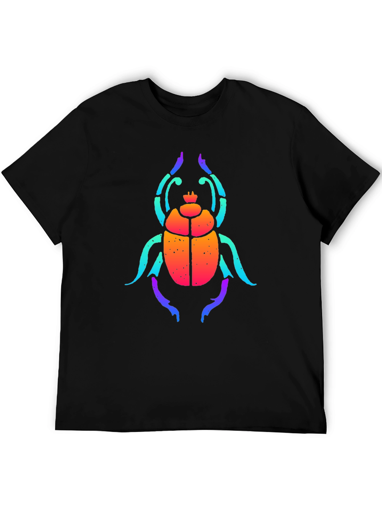 Rainbow Scarab Beetle Graphic T-Shirt