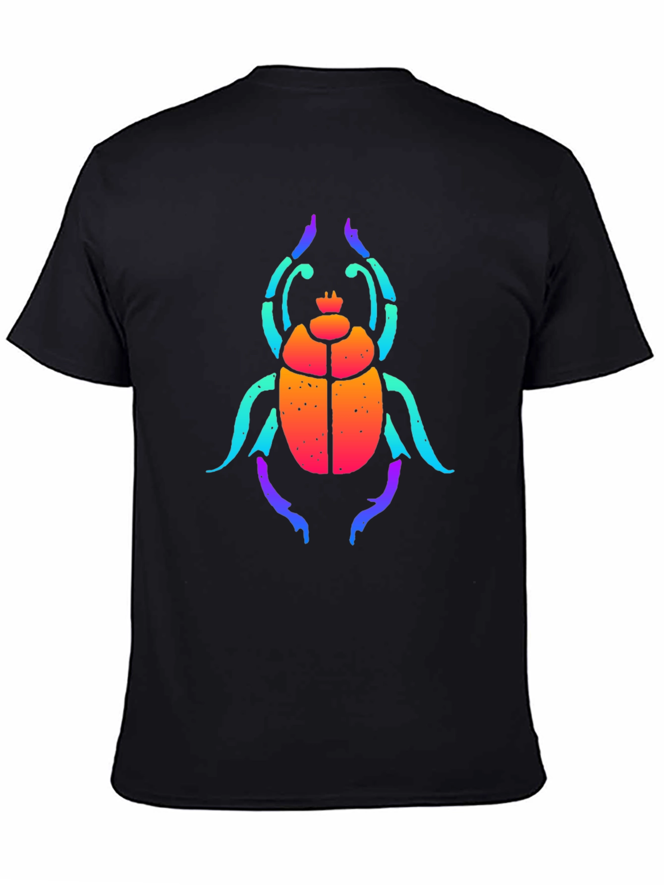 Rainbow Scarab Beetle Graphic T-Shirt