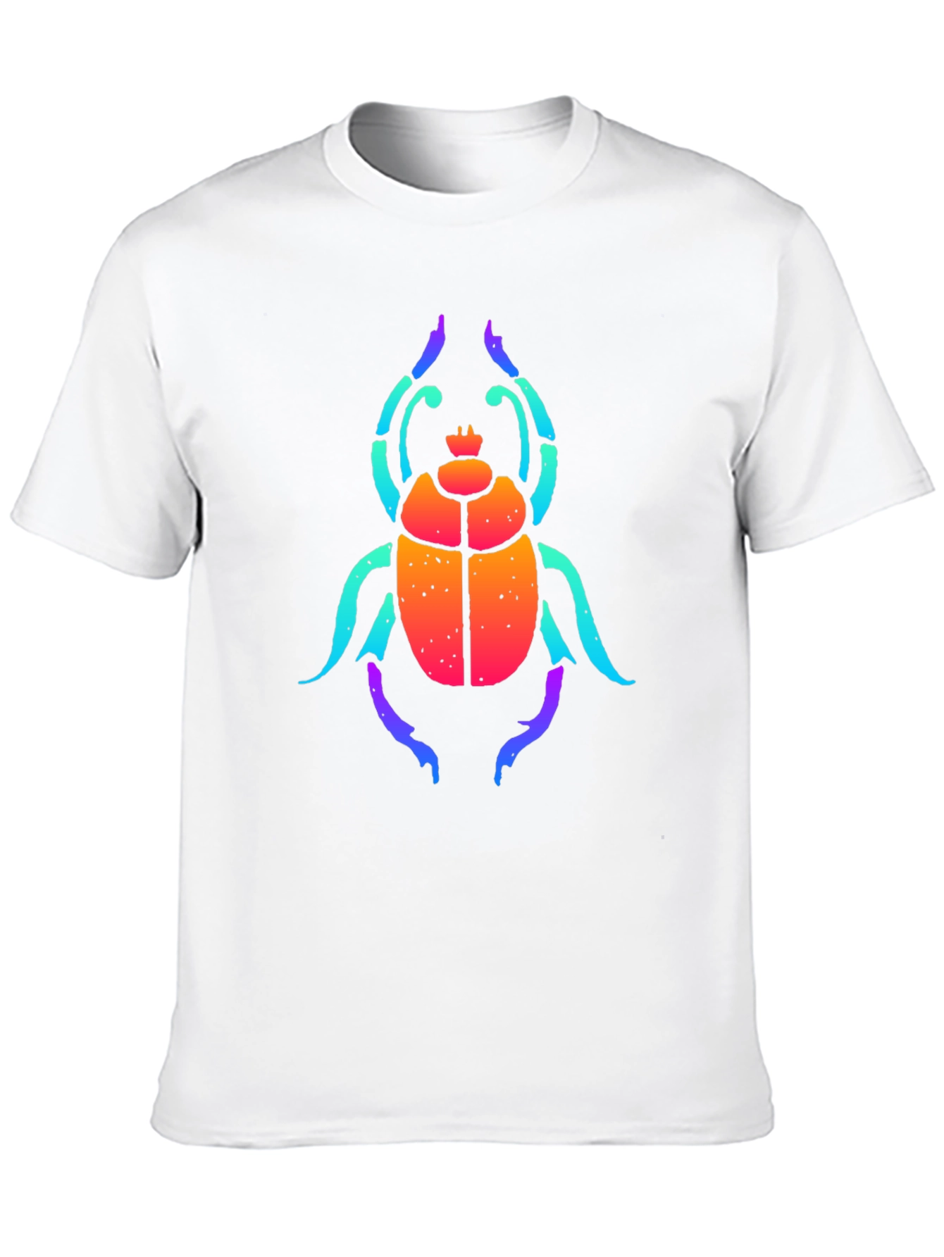 Rainbow Scarab Beetle Graphic T-Shirt