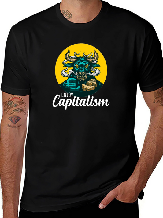 Enjoy Capitalism Bull T-Shirt