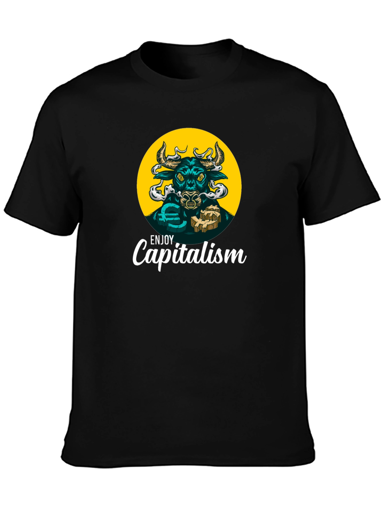 Enjoy Capitalism Bull T-Shirt