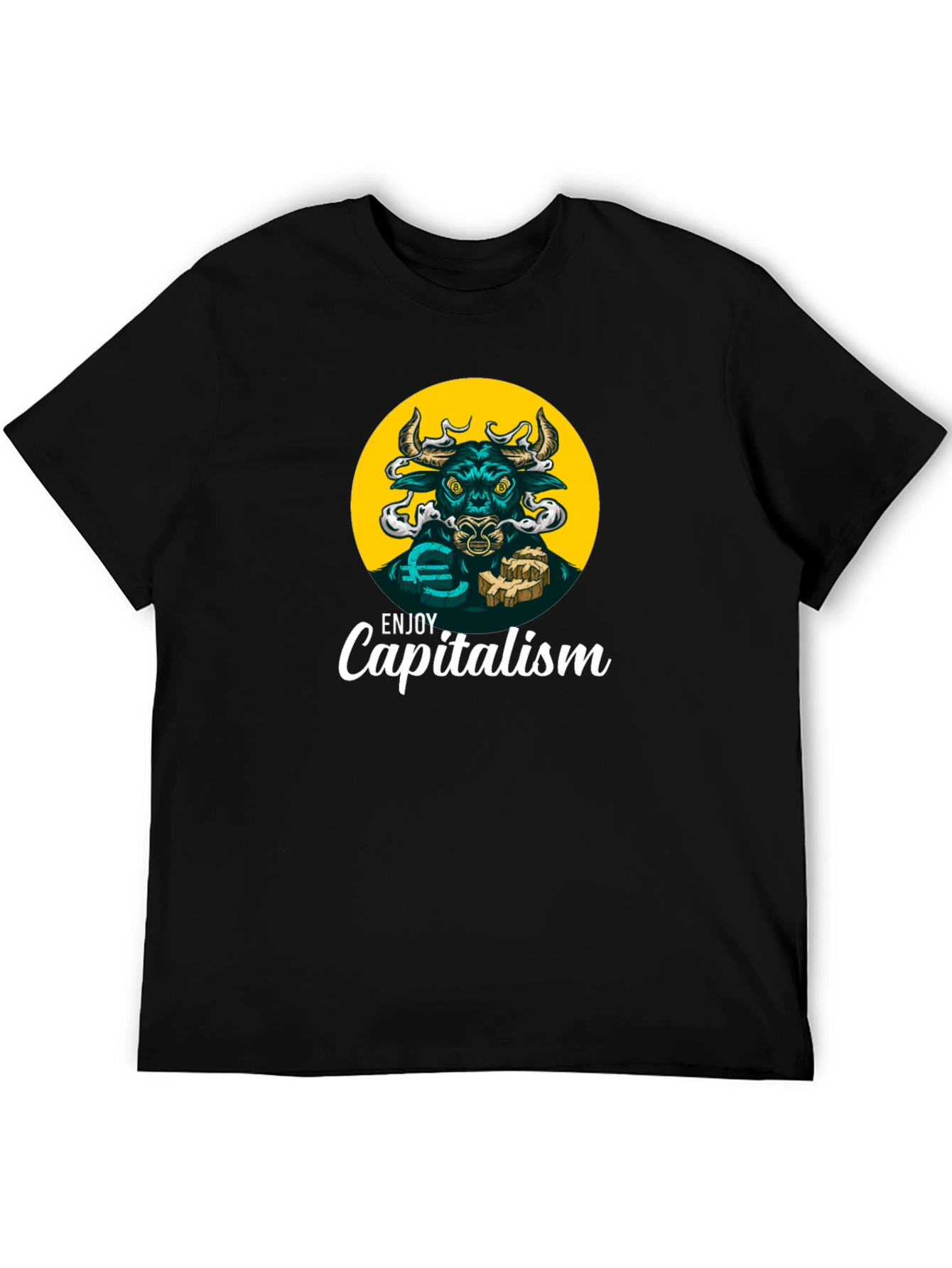 Enjoy Capitalism Bull T-Shirt