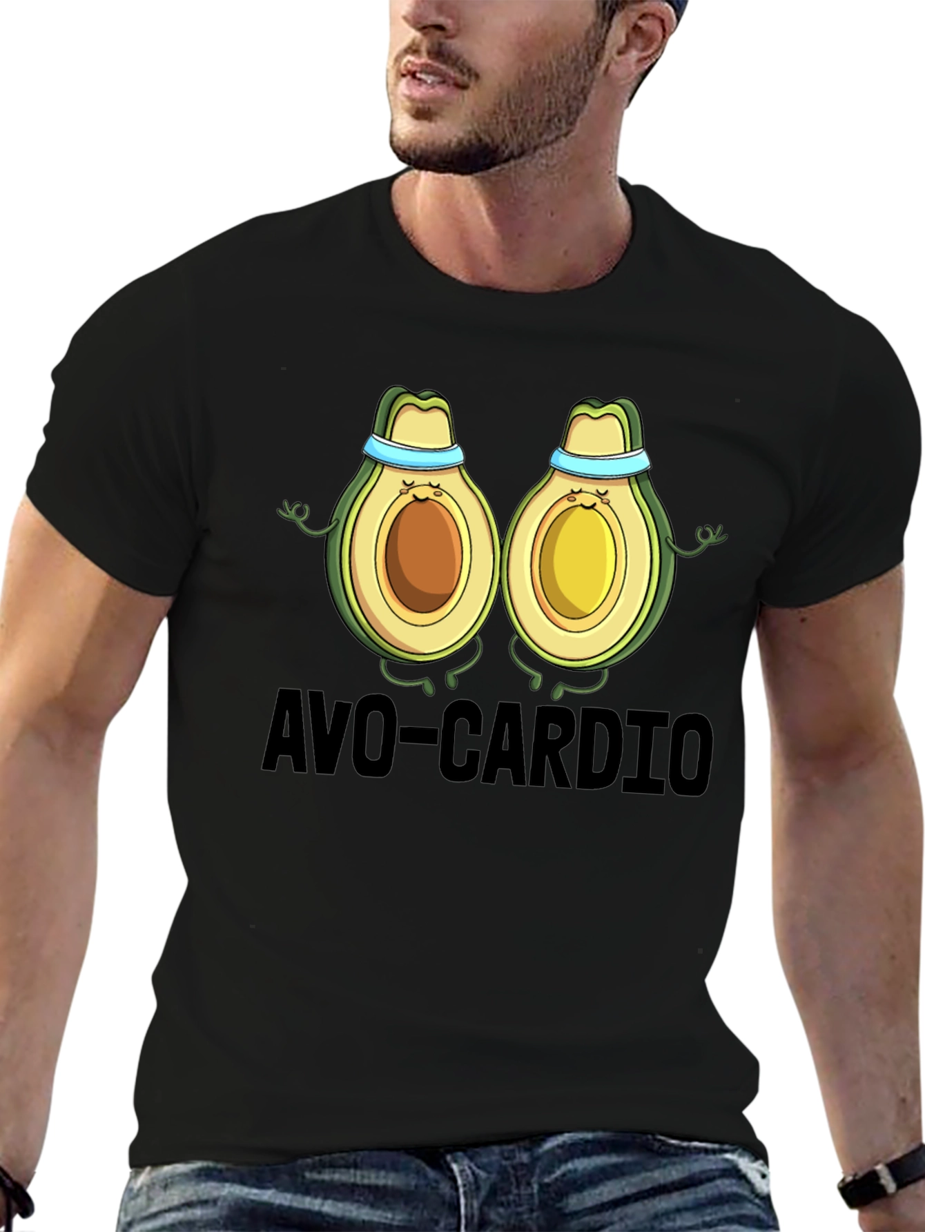 Avo-Cardio Black T-Shirt