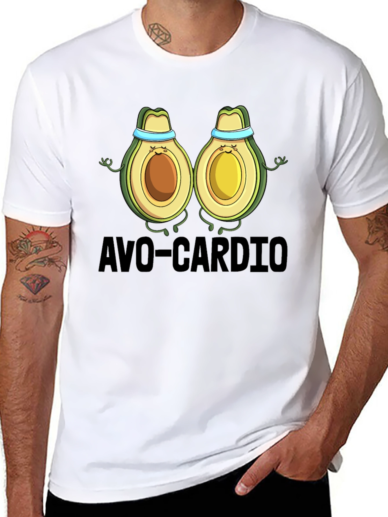 Avo-Cardio Black T-Shirt