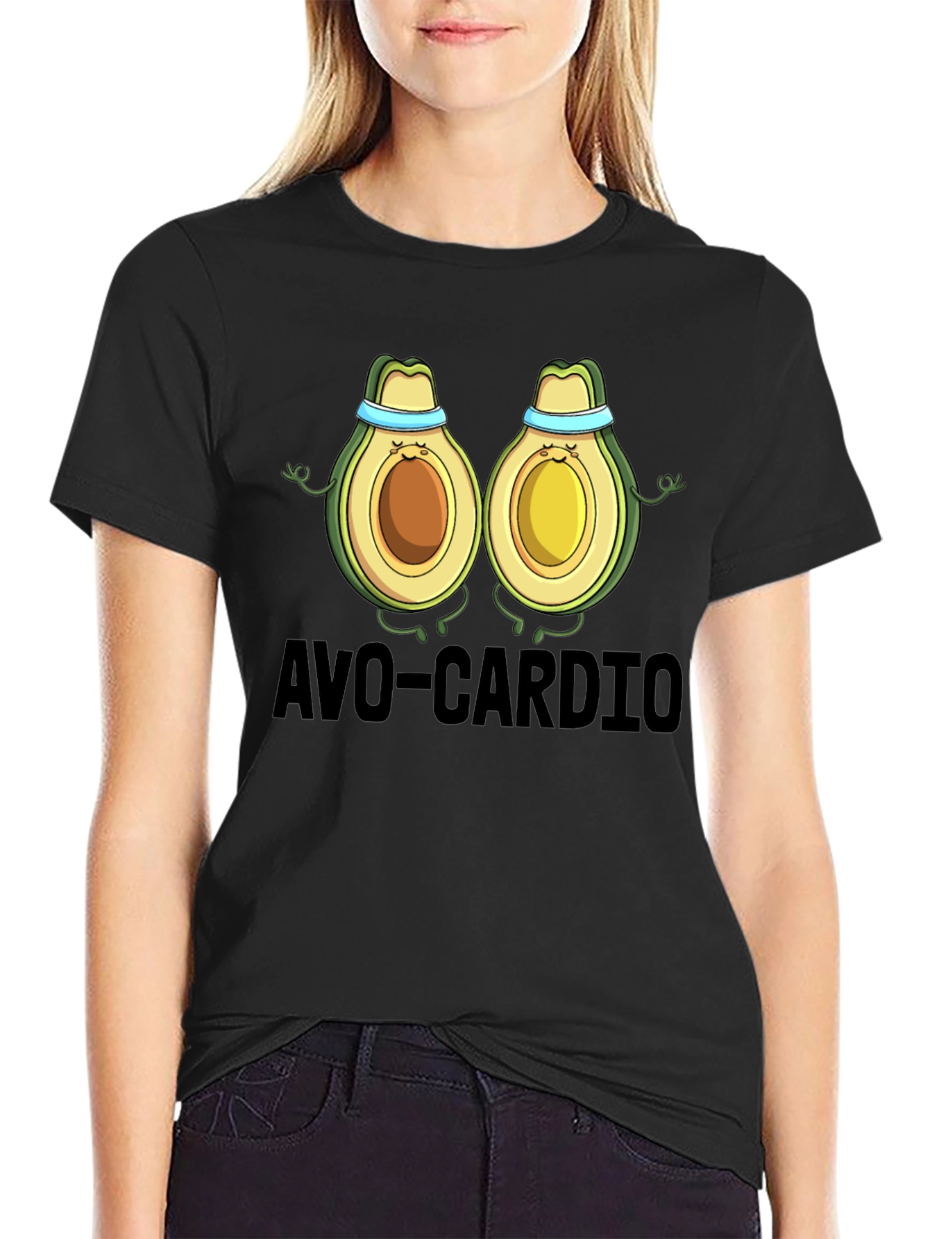 Avo-Cardio Black T-Shirt