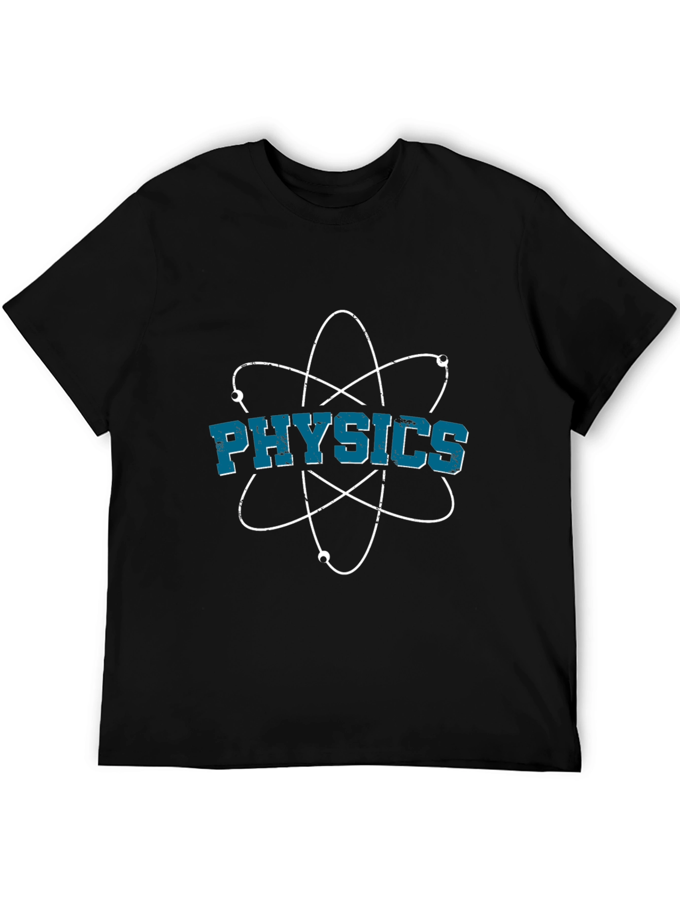Physics Atom Graphic Tee - Science Geek Shirt