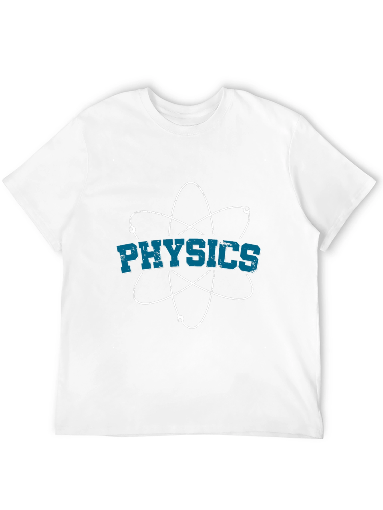 Physics Atom Graphic Tee - Science Geek Shirt