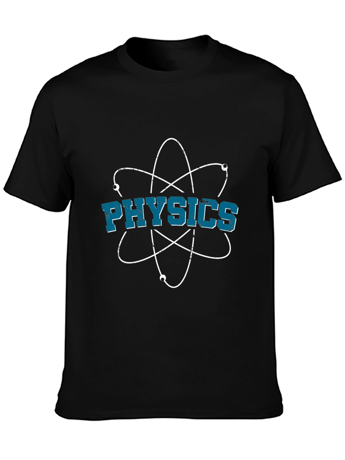 Physics Atom Graphic Tee - Science Geek Shirt