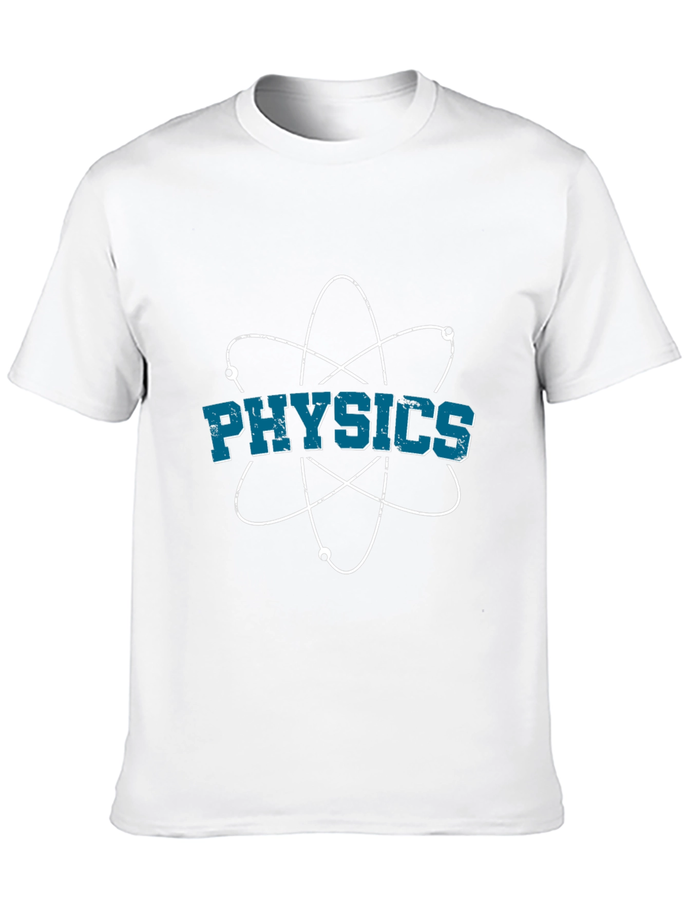 Physics Atom Graphic Tee - Science Geek Shirt