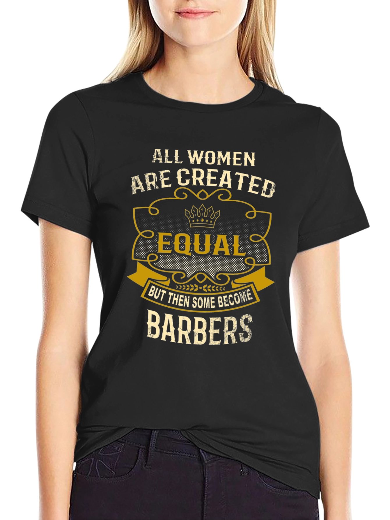 All Women Barbers T-Shirt - Unisex Graphic Tee