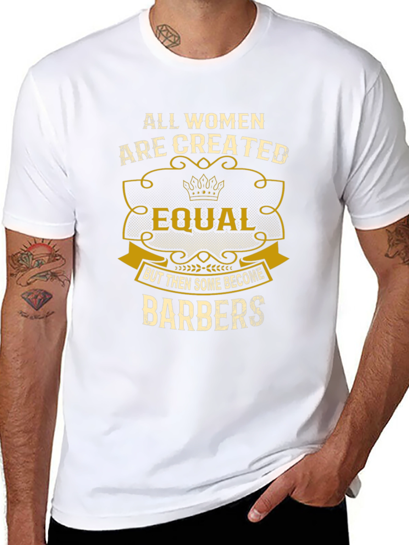 All Women Barbers T-Shirt - Unisex Graphic Tee