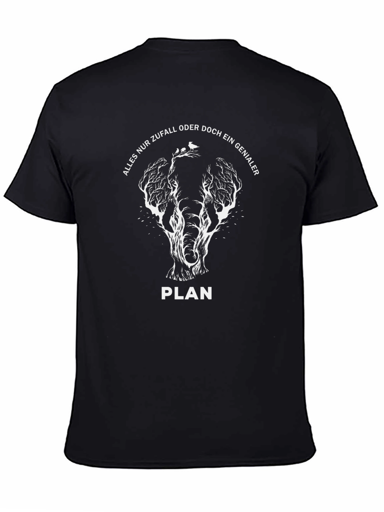 Elephant Tree Plan T-Shirt - Unique Graphic Tee