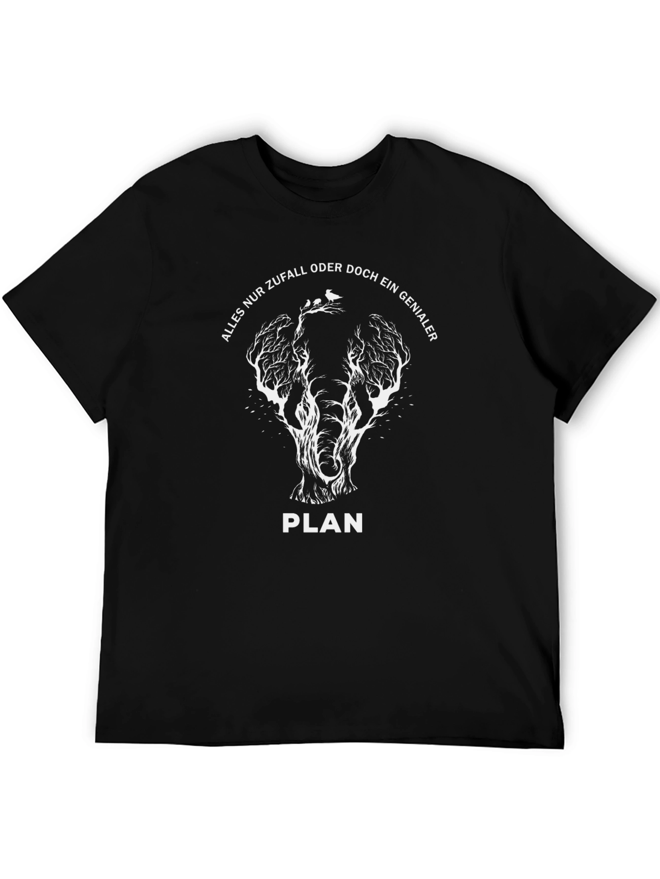 Elephant Tree Plan T-Shirt - Unique Graphic Tee