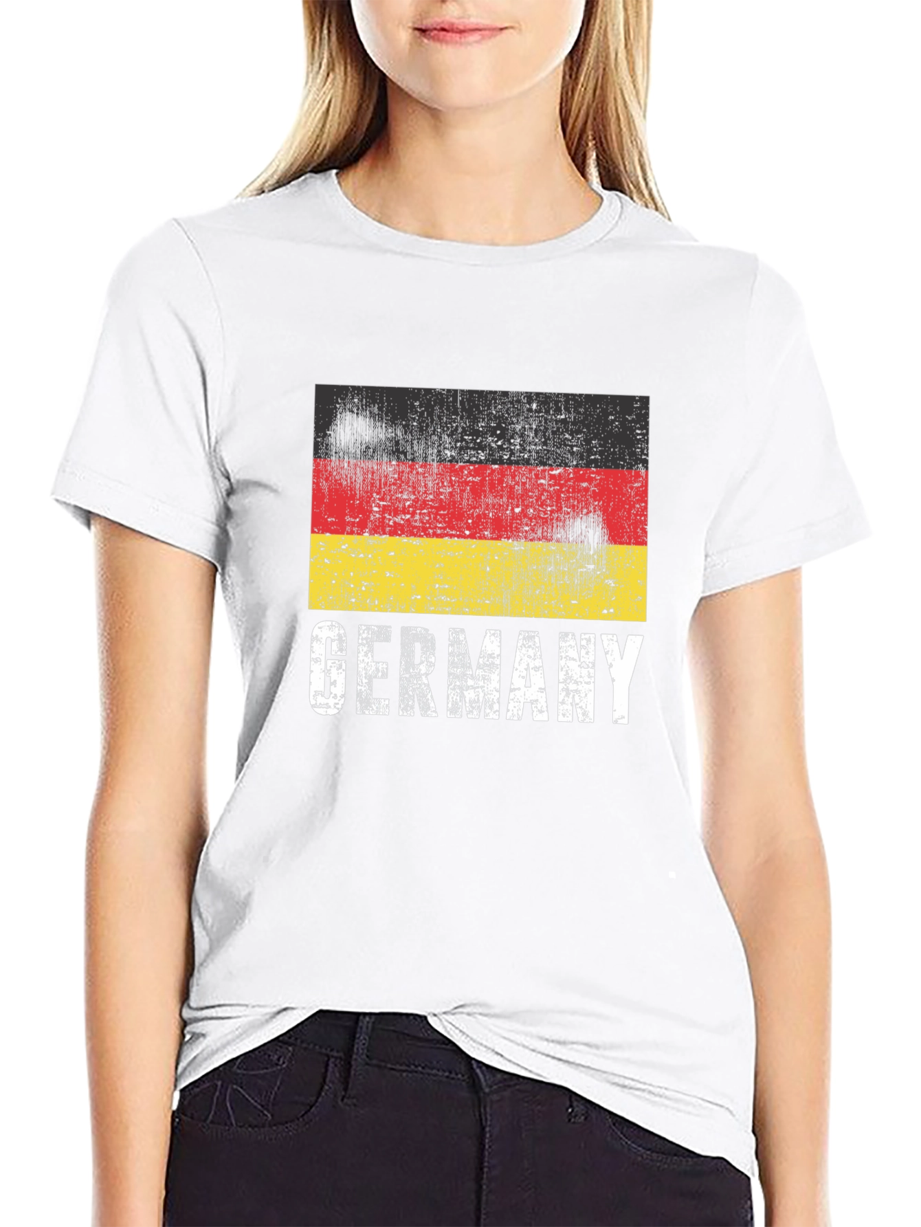 Germany Flag Graphic Tee - Distressed Print