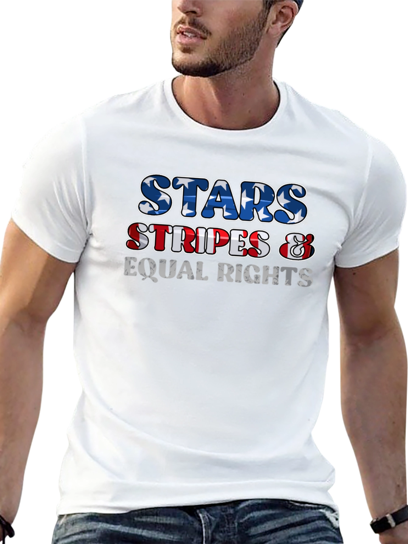 Stars Stripes & Equal Rights Graphic Tee