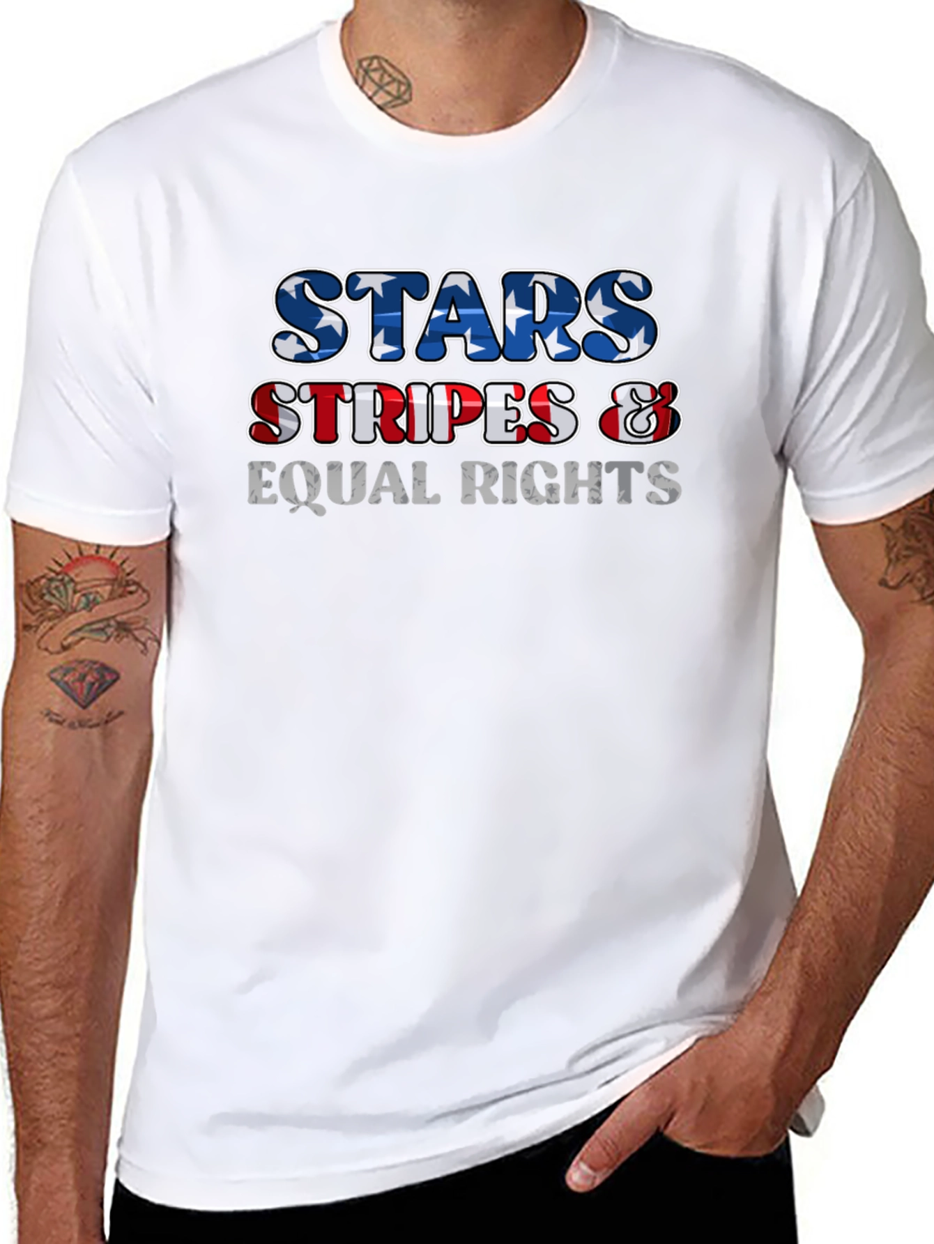 Stars Stripes & Equal Rights Graphic Tee