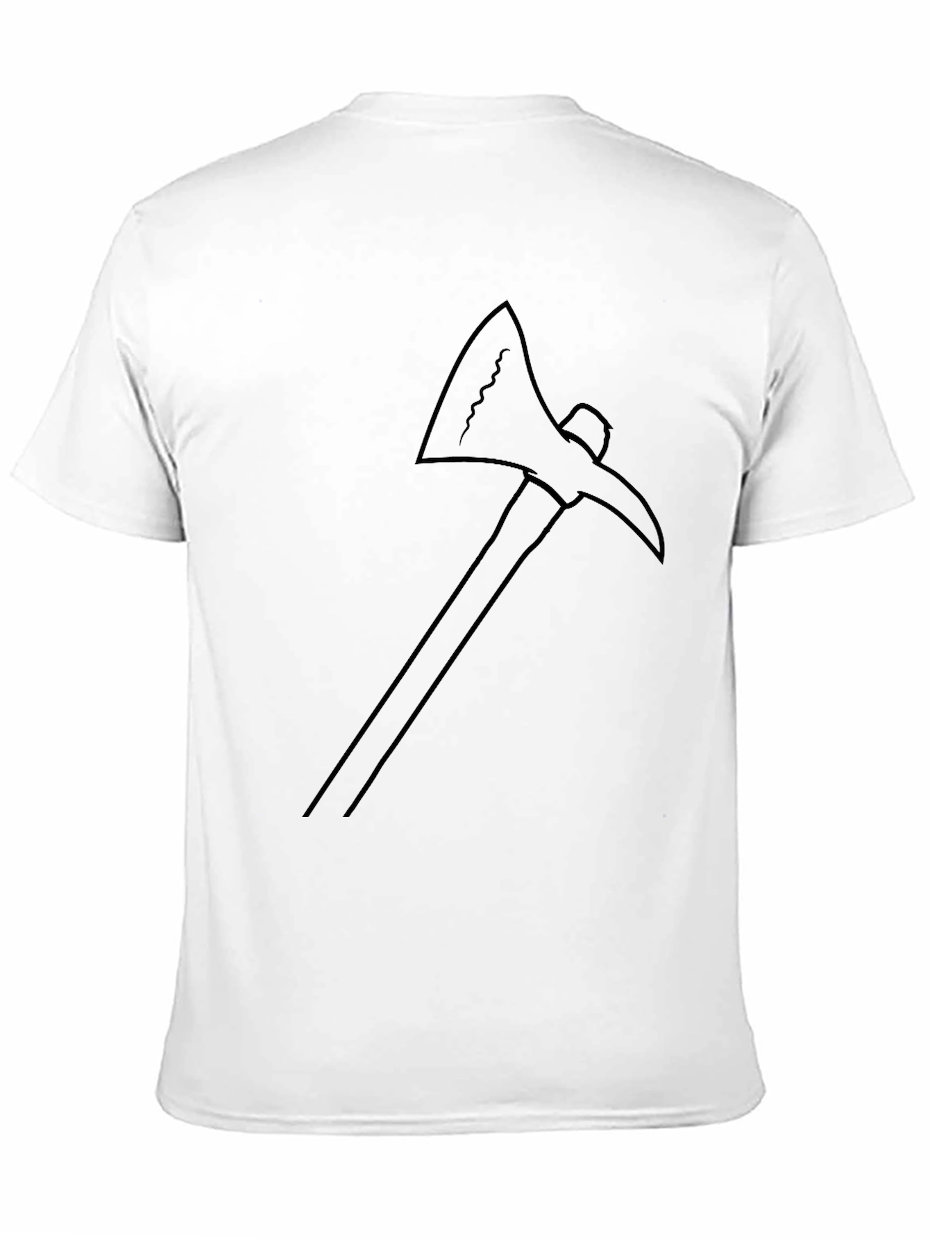 Axe Graphic Print Black Casual T-Shirt