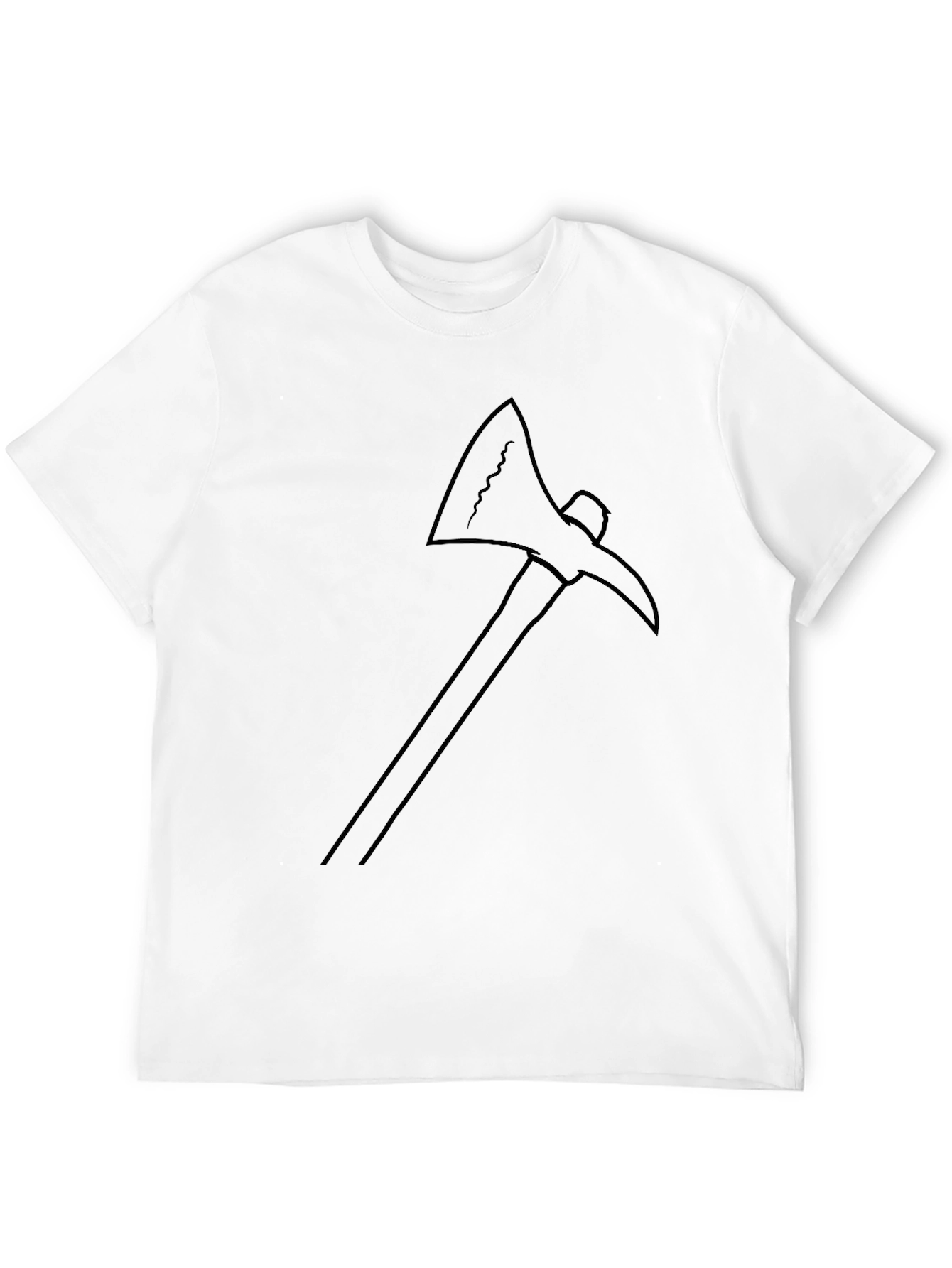 Axe Graphic Print Black Casual T-Shirt