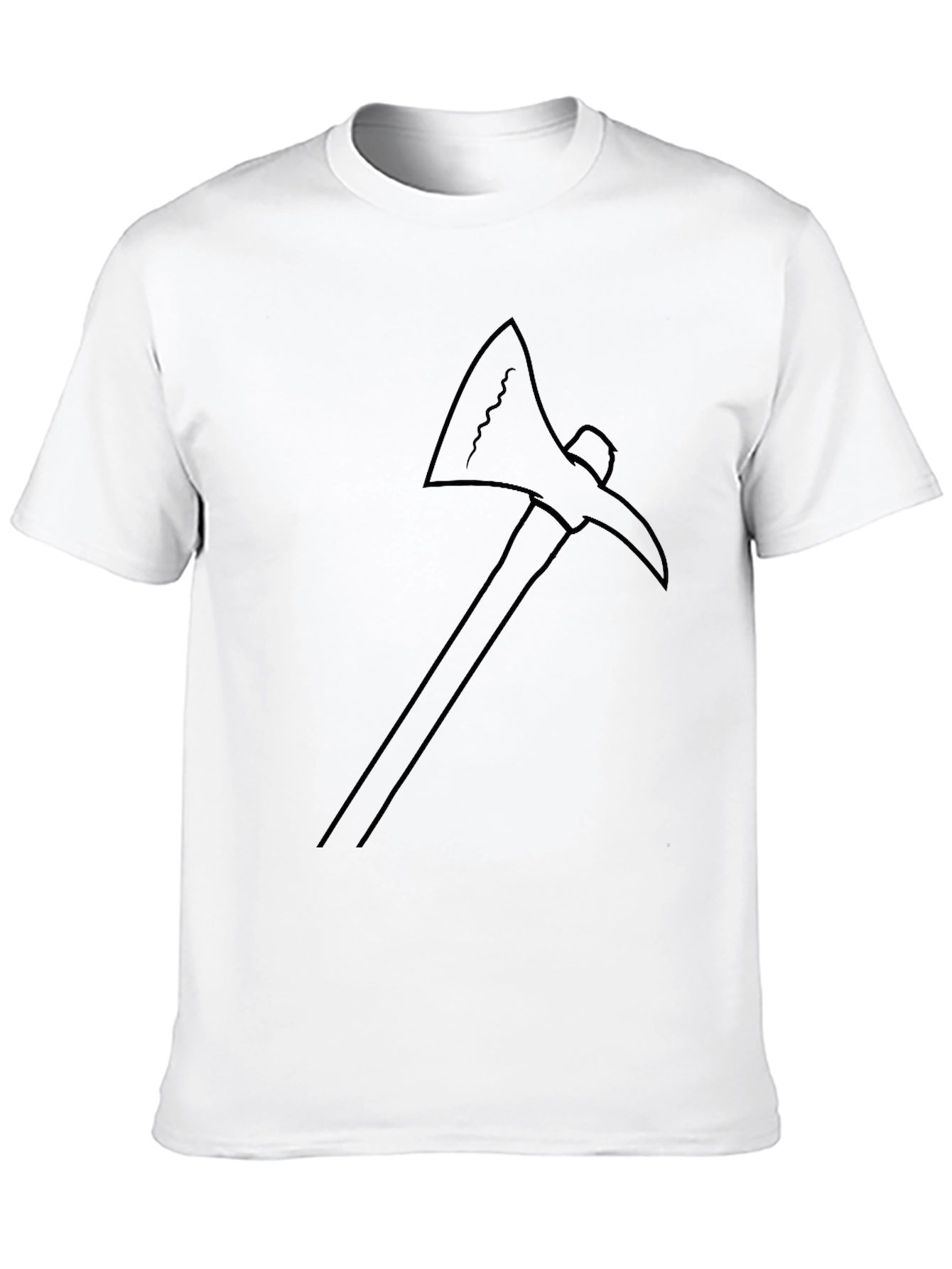 Axe Graphic Print Black Casual T-Shirt
