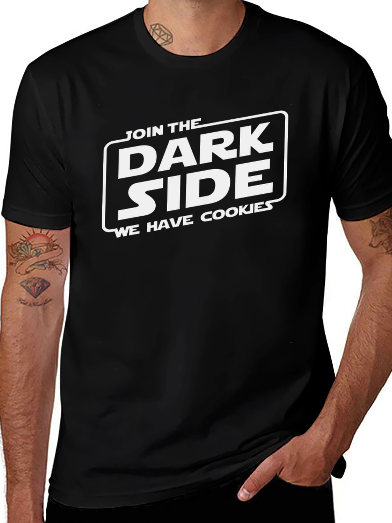 Dark Side Cookies Tee - Funny Graphic T-Shirt