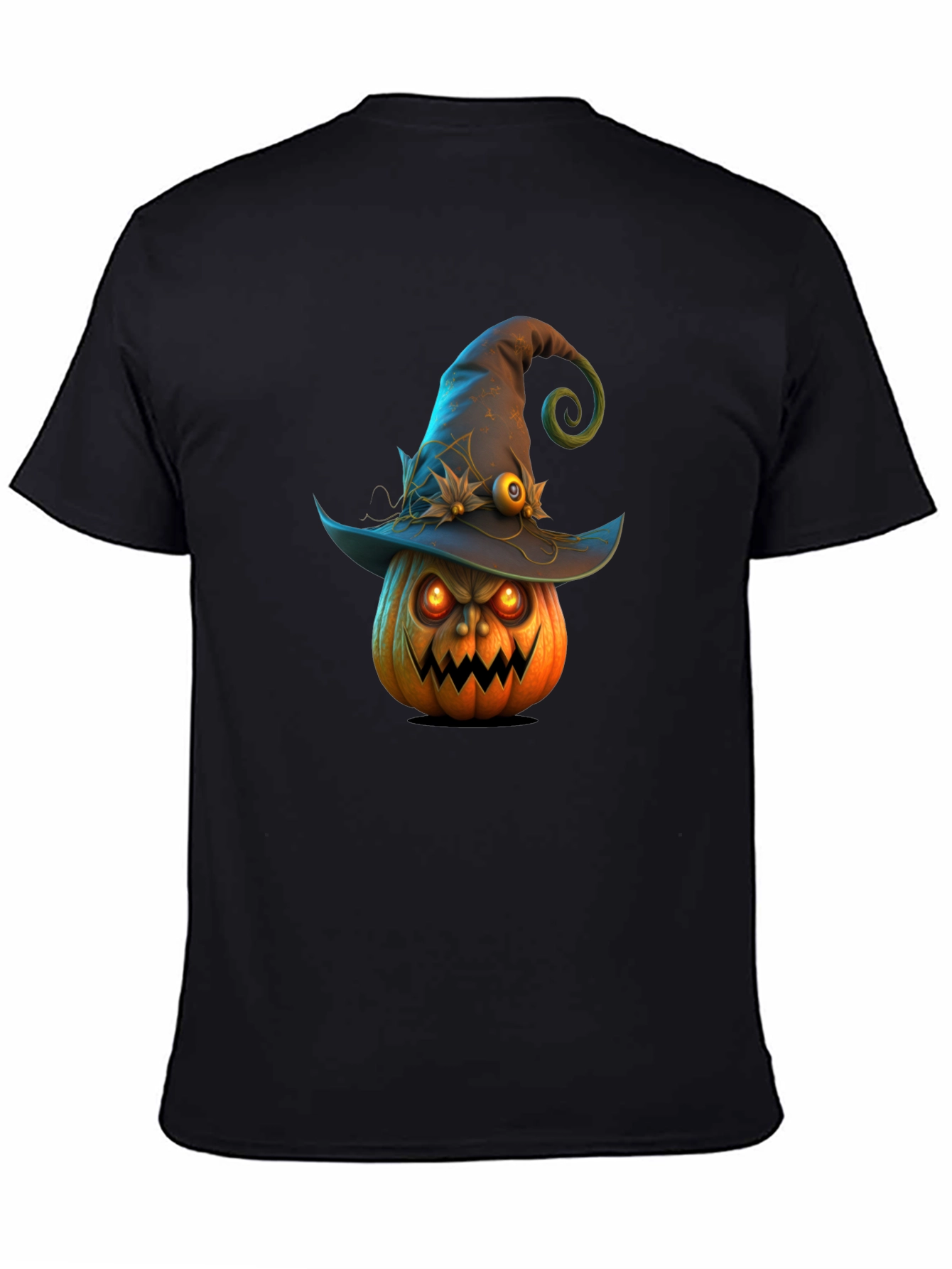 Halloween Pumpkin Witch Hat T-Shirt