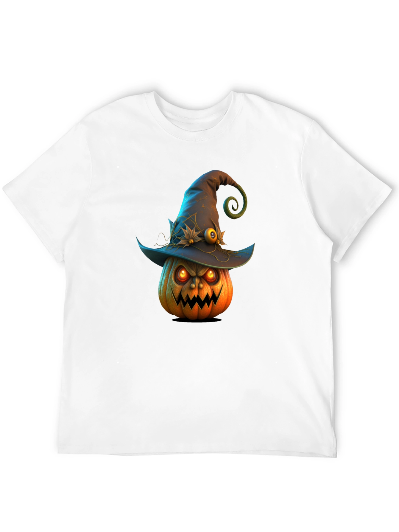Halloween Pumpkin Witch Hat T-Shirt