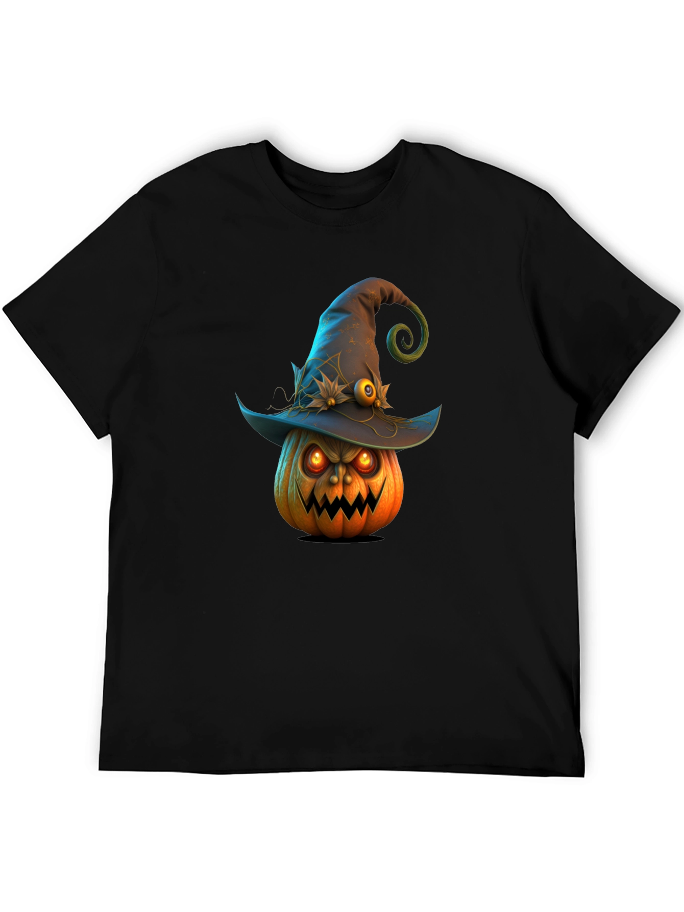 Halloween Pumpkin Witch Hat T-Shirt