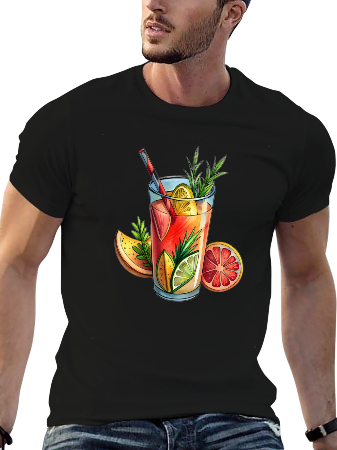 Citrus Cocktail T-Shirt - Stylish & Refreshing Design