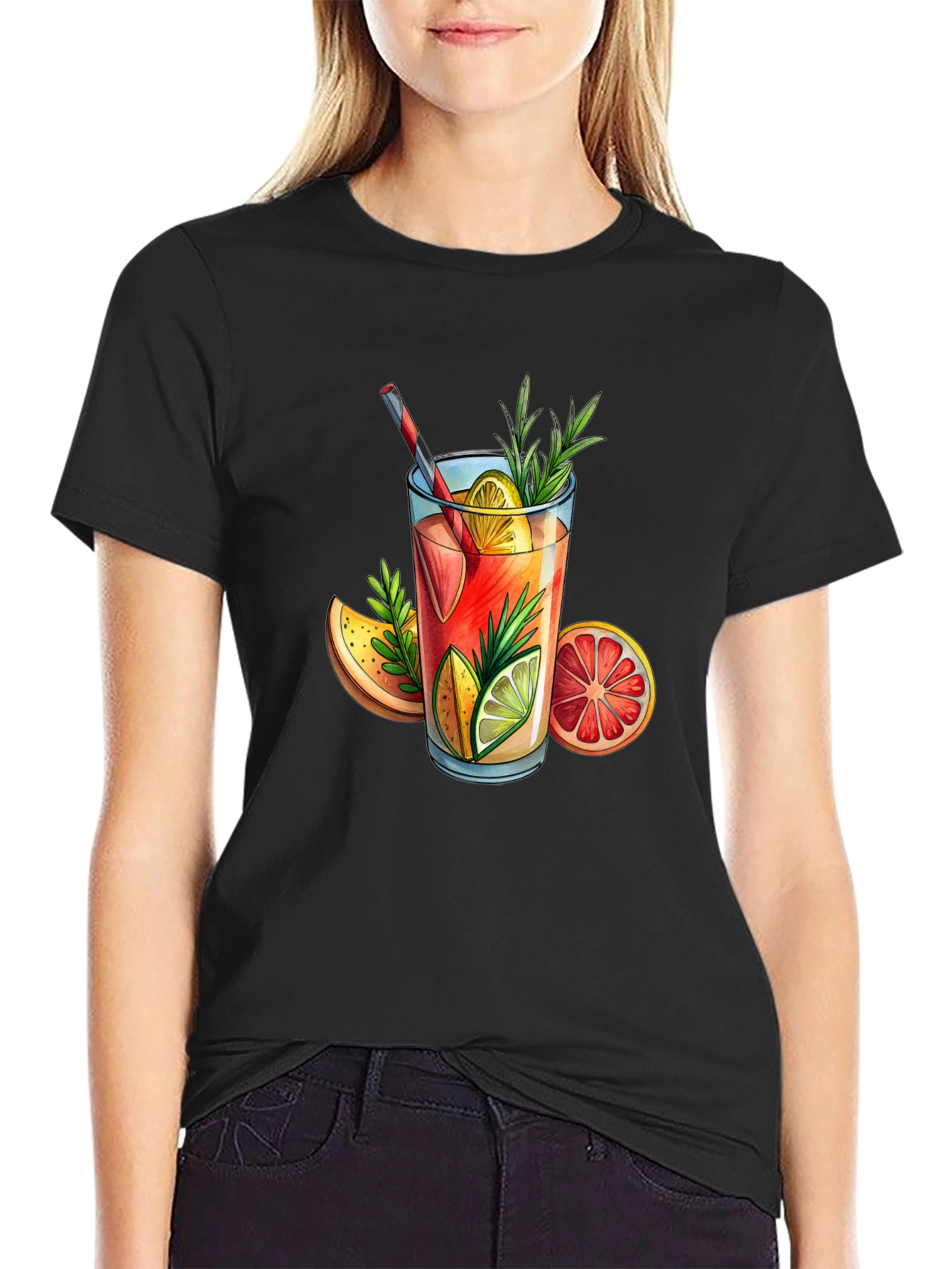 Citrus Cocktail T-Shirt - Stylish & Refreshing Design