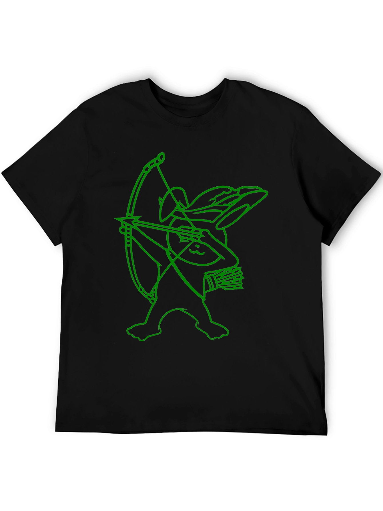 Archer Bunny Tee - Funny Graphic Print