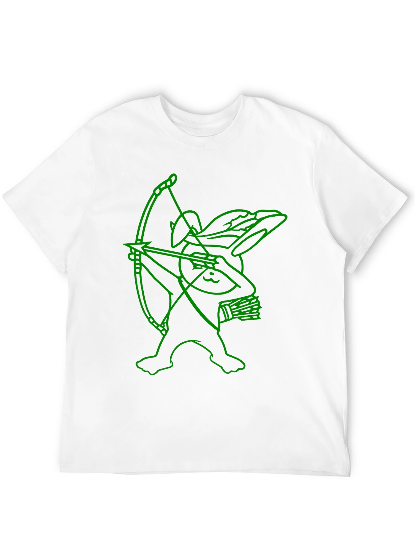 Archer Bunny Tee - Funny Graphic Print