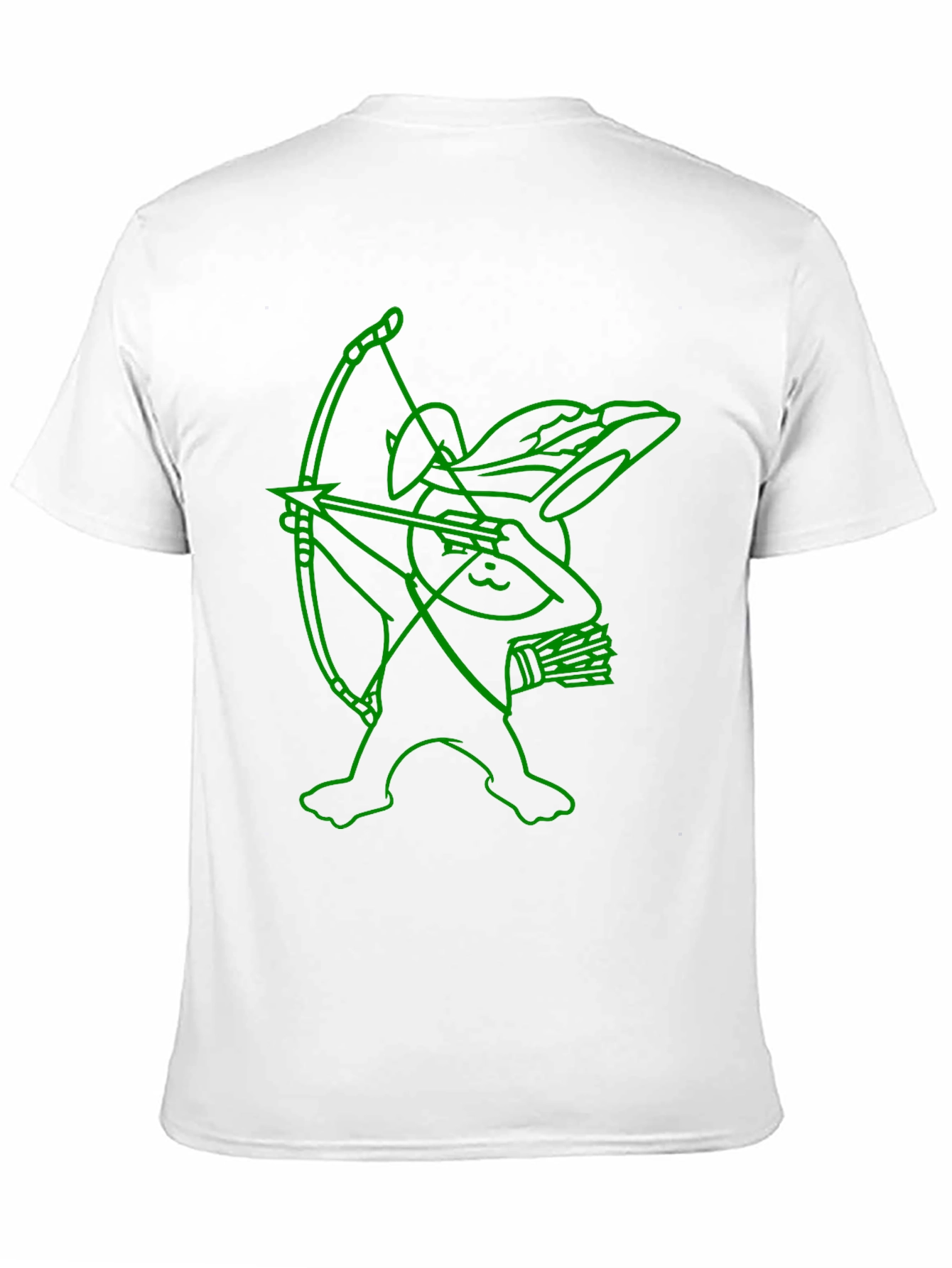 Archer Bunny Tee - Funny Graphic Print