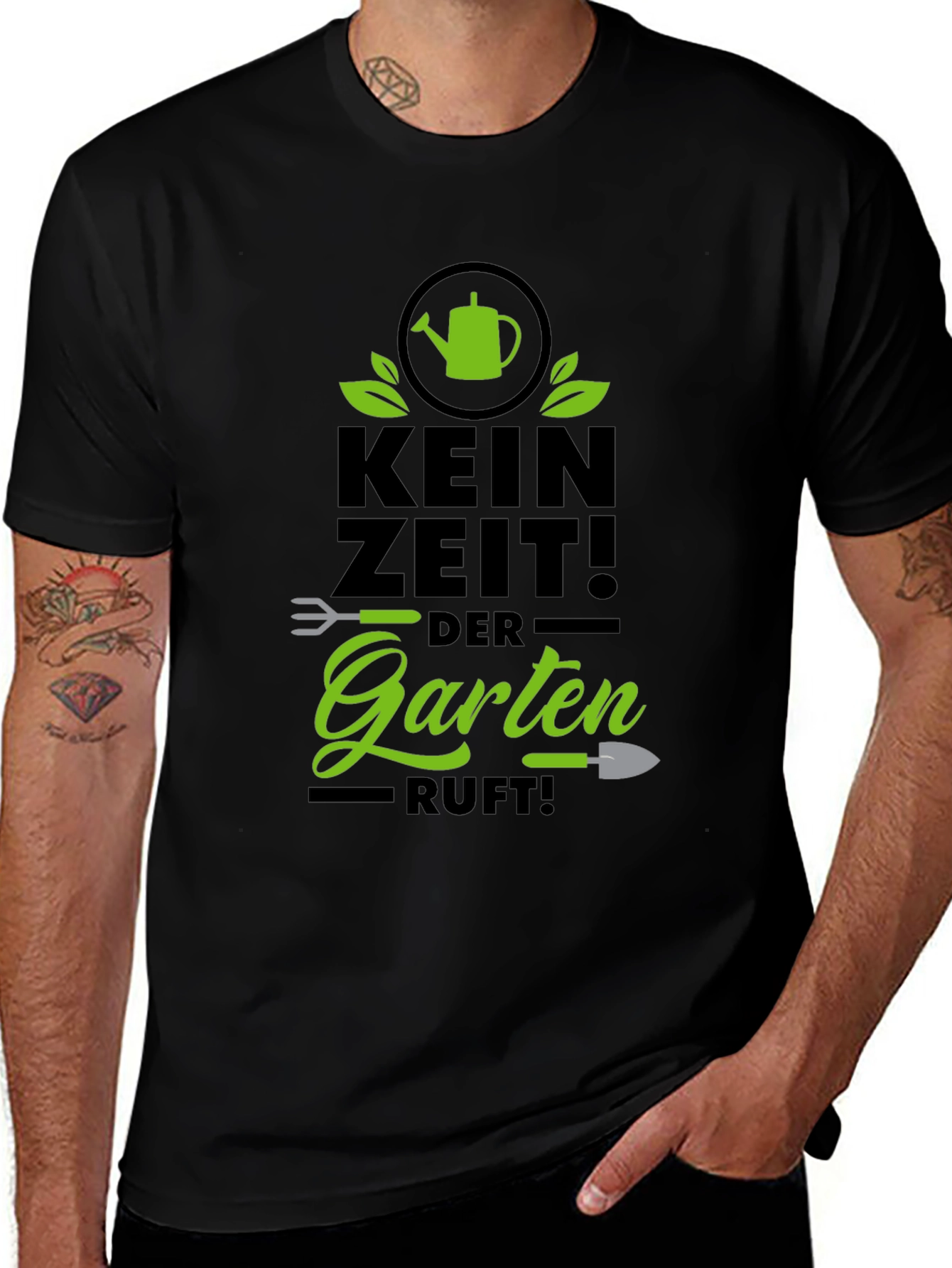 Gardening Enthusiast T-Shirt - Kein Zeit! Der Garten Ruft!