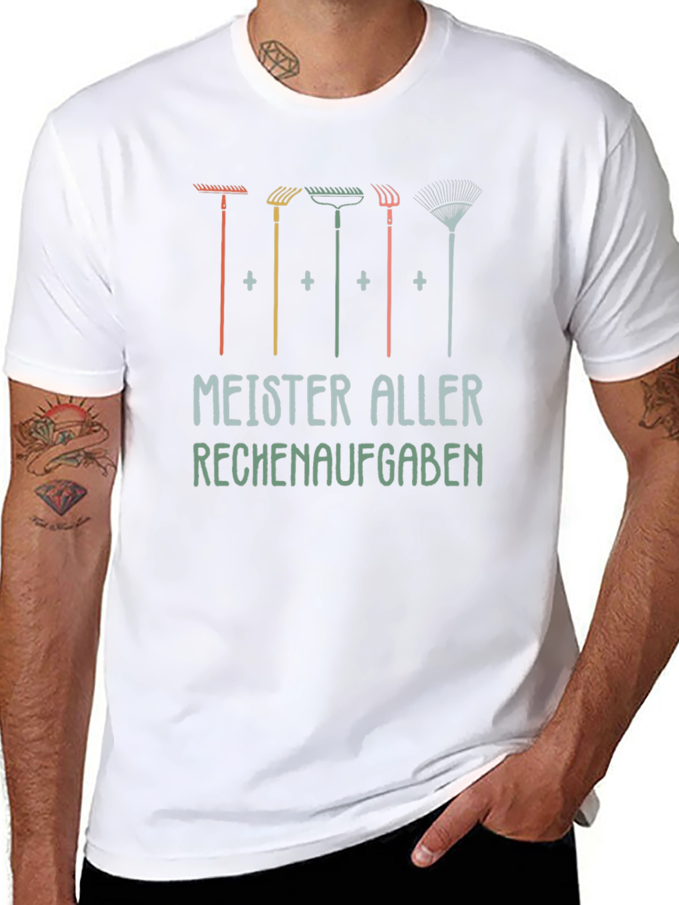 Gardening Tools T-Shirt - Meister Aller Rechenaufgaben