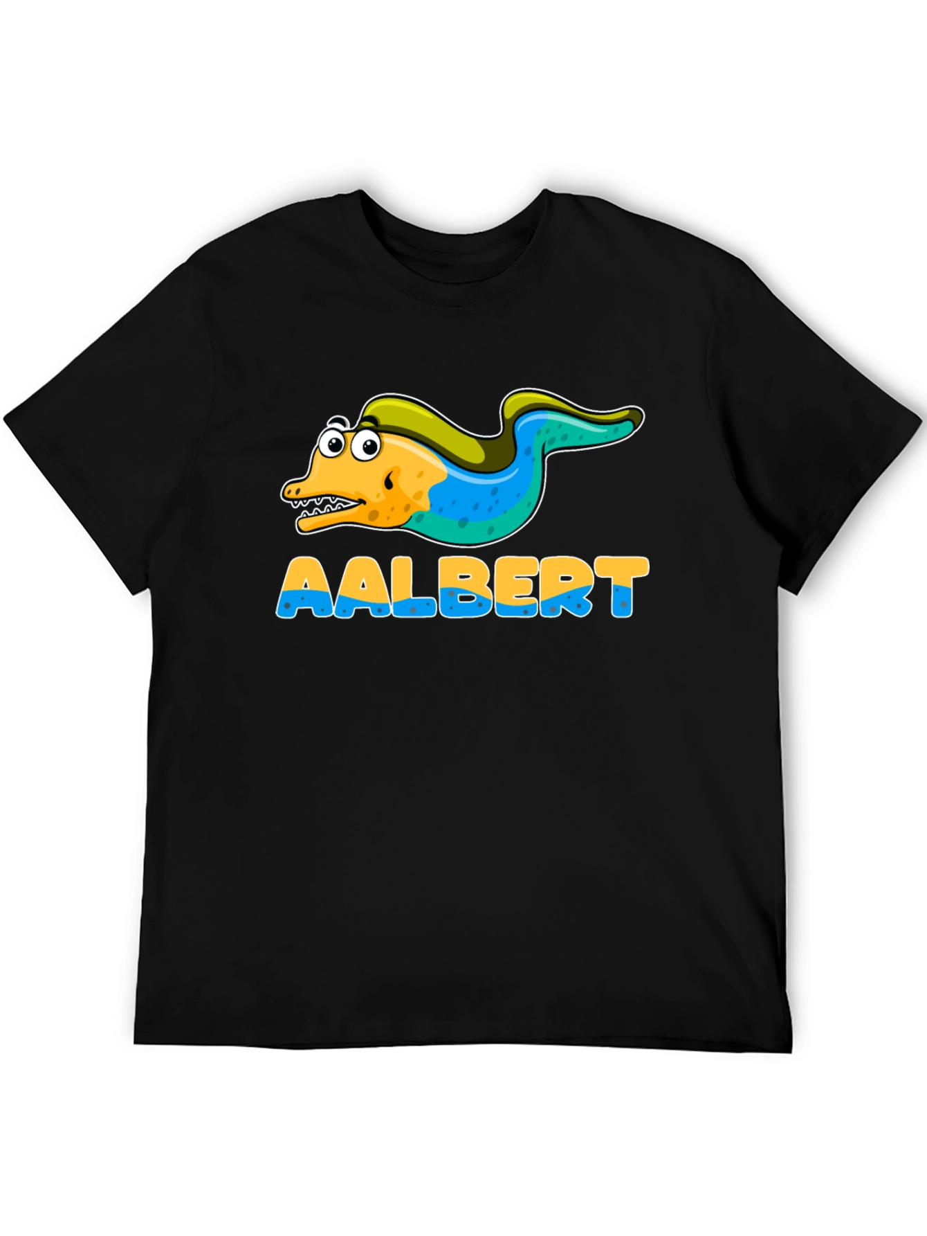 Aalbert Eel Cartoon Graphic T-Shirt